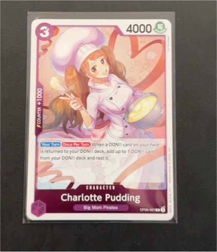 One Piece Card Game OP08-067 Charlotte Pudding — front