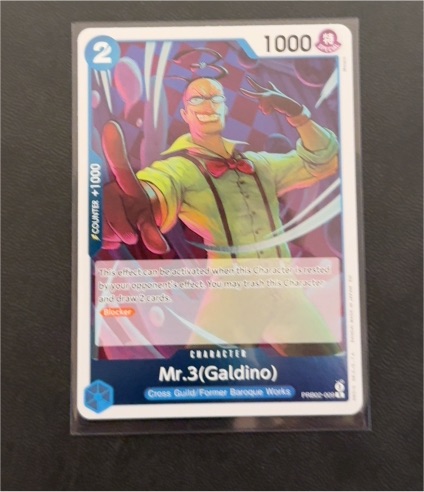 One Piece Card Game PRB02-009 Mr.3 (Galdino) — front