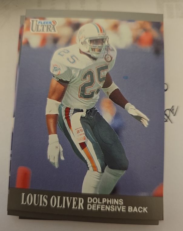 1991 Fleer Ultra #91 Louis Oliver — front