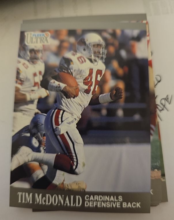 1991 Fleer Ultra #242 Tim McDonald — front
