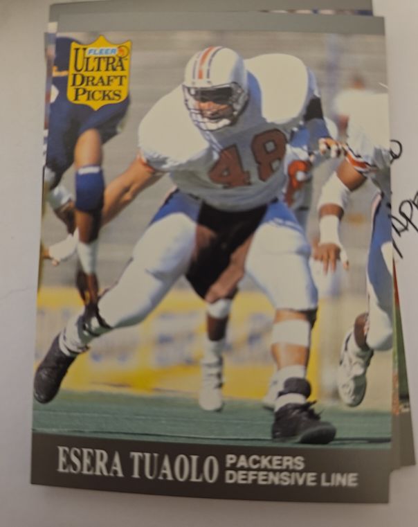 1991 Fleer Ultra #295 Esera Tuaolo — front