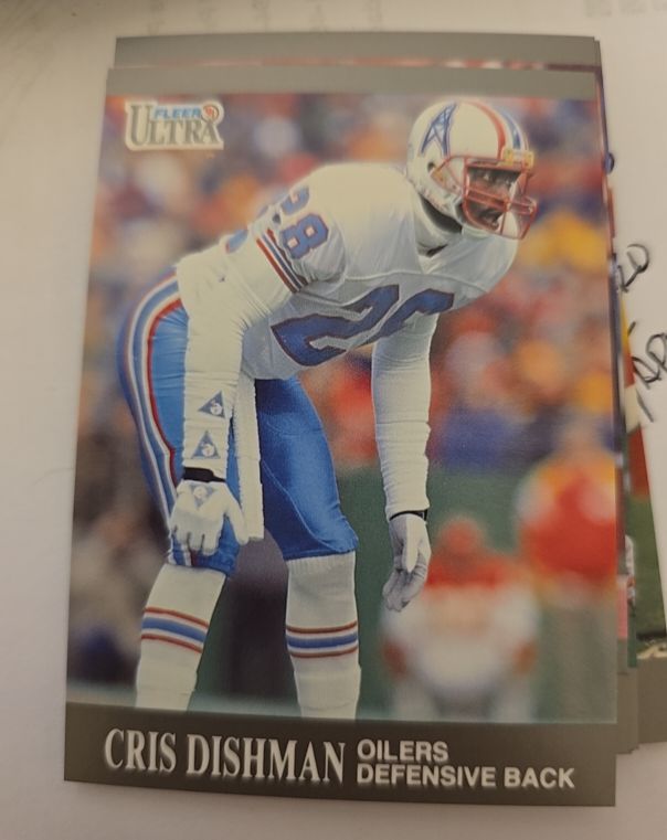 1991 Fleer Ultra #45 Cris Dishman — front