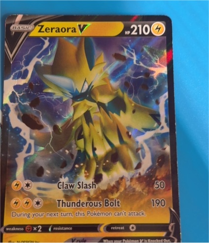 2020 Pokémon TCG SWSH263 Zeraora V — front