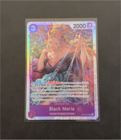 2025 Two Legends OP08-074 Black Maria — front
