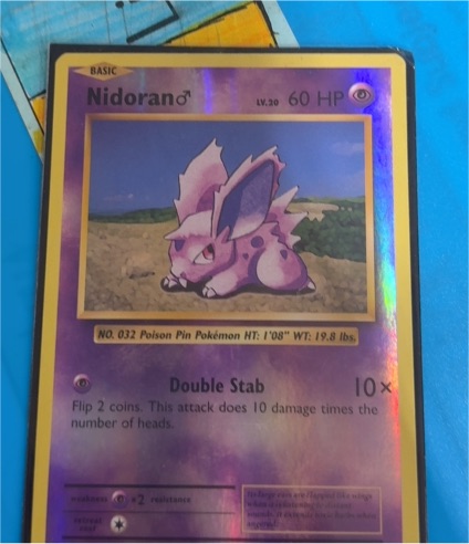 2016 Pokémon XY Evolutions #43 Nidoran♂ — front