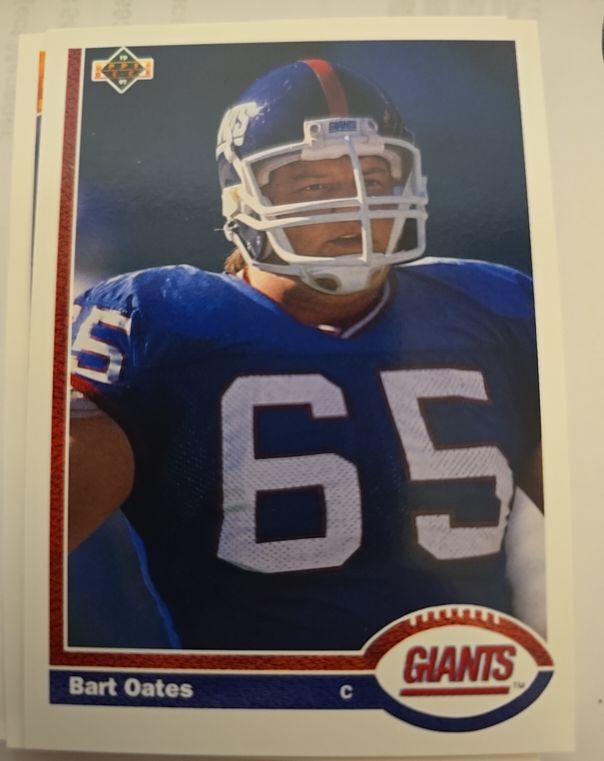 1991 Upper Deck #418 Bart Oates — front