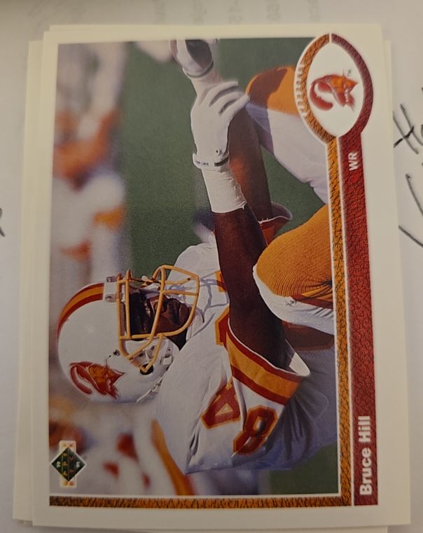 1991 Upper Deck #489 Bruce Hill — front