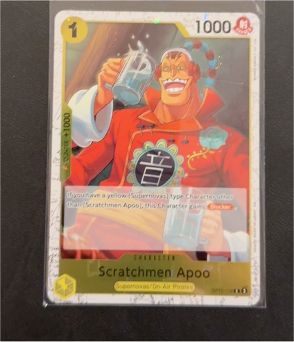 One Piece Card Game OP10-108 Scratchmen Apoo — front