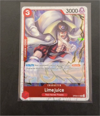 2025 One Piece Card Game OP09-014 Limejuice — front