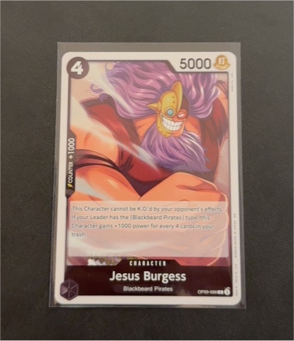 One Piece Card Game OP09-086 Jesus Burgess — front