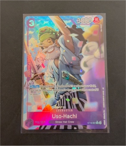 One Piece TCG ST18-001 Uso-Hachi Alternate Art — front