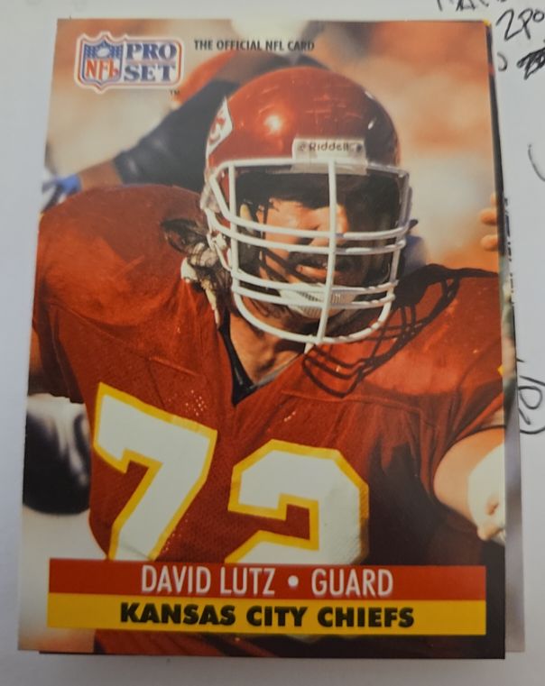 1991 Pro Set #533 David Lutz — front