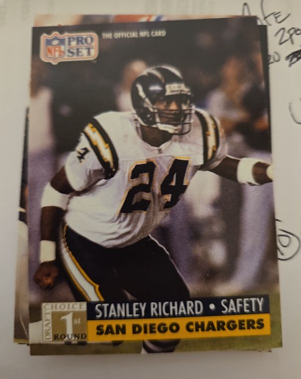 1991 Pro Set #738 Stanley Richard — front