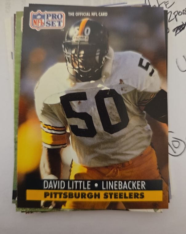 1991 Pro Set #635 David Little — front
