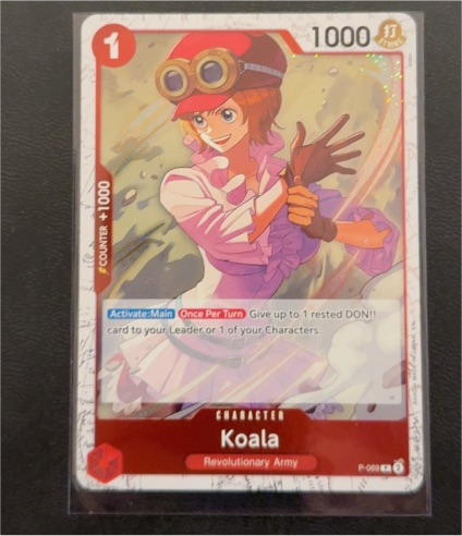 2025 One Piece Card Game P-069 Koala — front