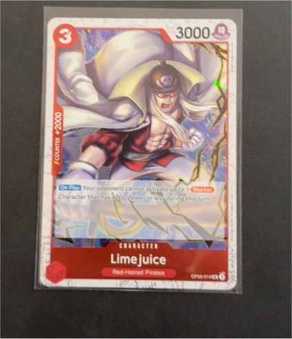 2025 One Piece Card Game OP09-014 Limejuice — front