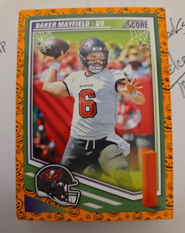 2025 Panini Score-A-Treat #213 Baker Mayfield — front