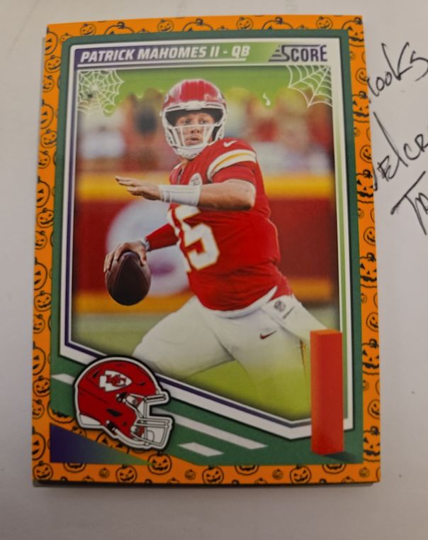 2025 Panini Score-A-Treat Football #100 Patrick Mahomes II — front