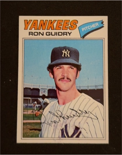 1977 Topps #656 Ron Guidry — front