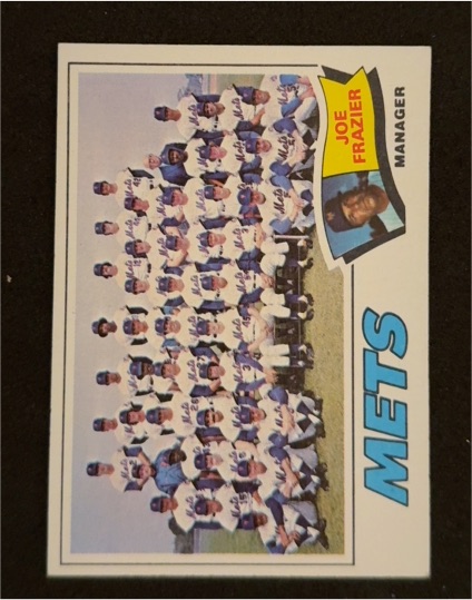 1977 Topps #259 New York Mets / Joe Frazier — front