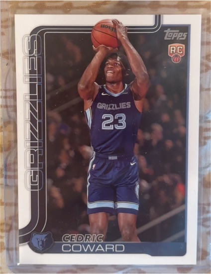 2025-26 Topps #211 Cedric Coward — front