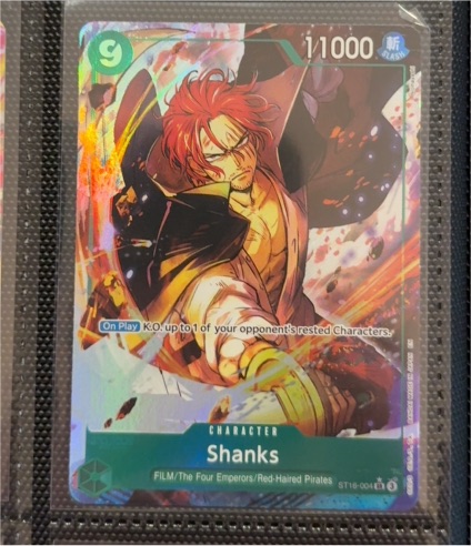 2025 One Piece Card Game ST16-004 Shanks — front