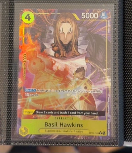 One Piece TCG OP10-109 Basil Hawkins — front