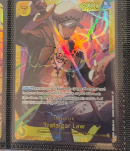 One Piece TCG OP10-119 Trafalgar Law Secret Rare Royal Blood — front
