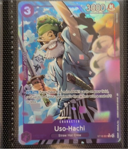 One Piece Premium Booster The Best Vol. 2 #ST18-001 Uso-Hachi Alternate Art — front