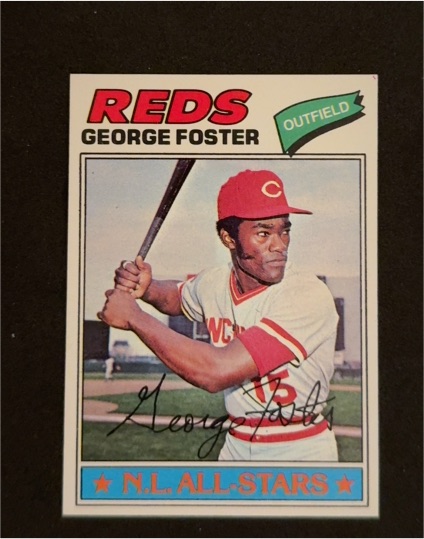 1977 Topps #347 George Foster — front