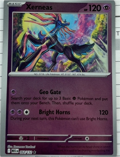 2023 Pokémon ME01: Mega Evolution #064 Xerneas — front