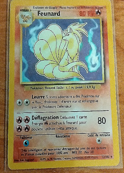 1999 Pokémon #12 Feunard — front
