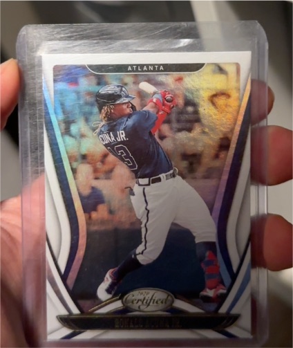2020 Panini Chronicles Certified #13 Ronald Acuna Jr. — front