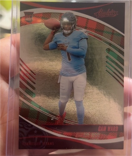 2025 Panini Absolute #111 Cam Ward Rookie Tennessee Titans — front