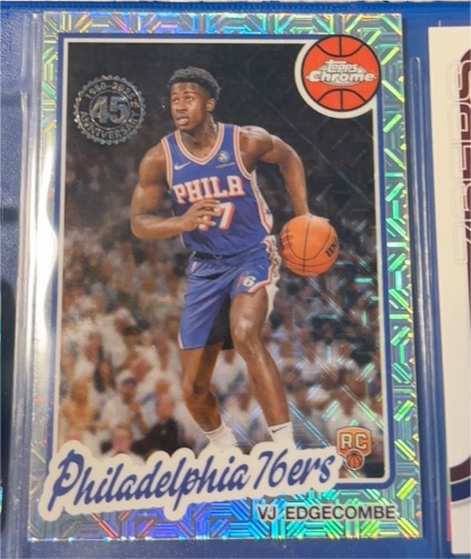 2025-26 Topps Chrome #TC-CE VJ Edgecombe — front