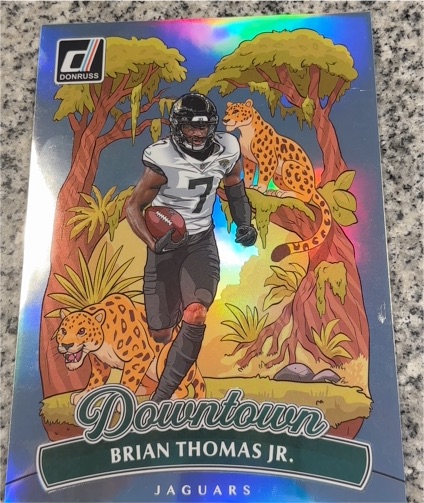 2025 Donruss #2 Brian Thomas Jr. Downtown — front