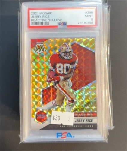 2021 Panini Mosaic #295 Jerry Rice — front