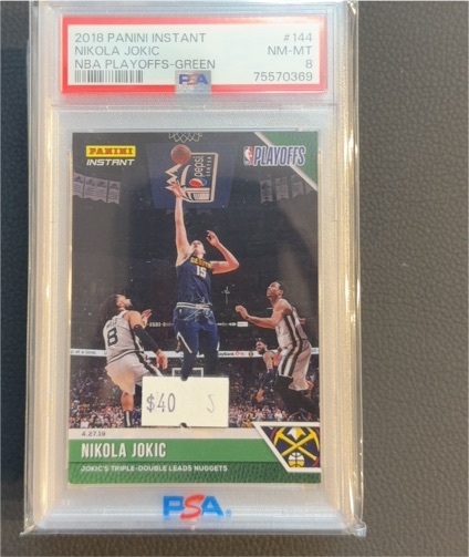 2018 Panini Instant #144 Nikola Jokic — front