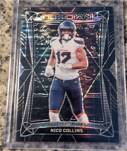 2024 Panini Obsidian #75 Nico Collins — front