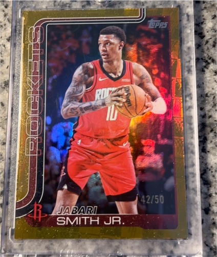 2025-26 Topps #177 Jabari Smith Jr. — front