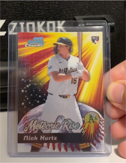 2025 Bowman Chrome #MR-7 Nick Kurtz Meteoric Rise — front