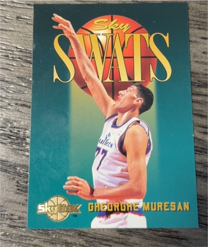 1994-95 SkyBox Premium #331 Gheorghe Muresan — front