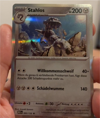 2025 Pokémon ME01: Mega Evolution #093 Stahlos — front