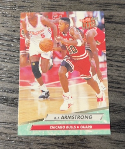 1992-93 Fleer Ultra #24 B.J. Armstrong — front