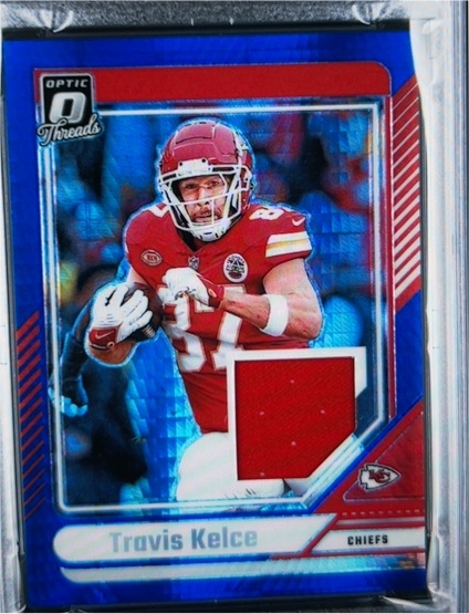 2024 Panini Donruss Optic Threads #DTB-TKE Travis Kelce — front