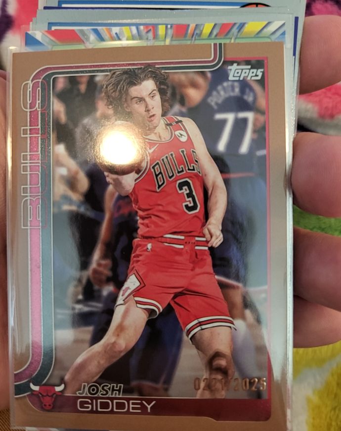 2025 Topps #3 Josh Giddey — front