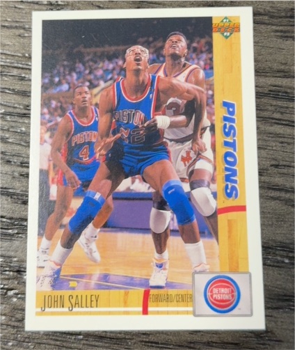 1991-92 Upper Deck #190 John Salley — front