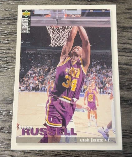 1995-96 Upper Deck Collector's Choice #260 Bryon Russell — front