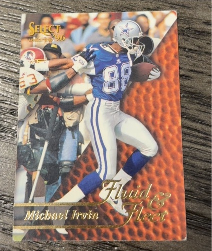 1996 Select #185 Michael Irvin — front