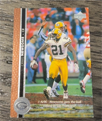 1996 Upper Deck #279 Craig Newsome — front